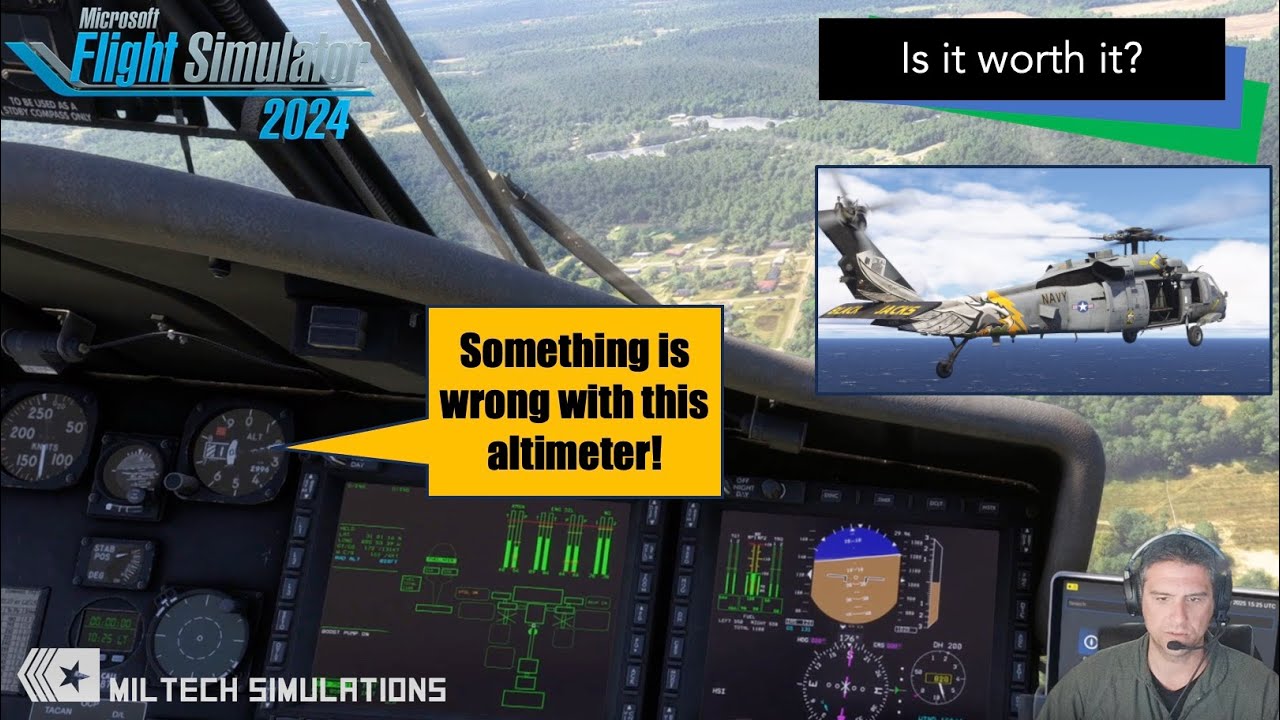 Реальный пилот H-60 ​​оценивает новый MH-60 от Miltech Simulations для MSFS — стоит ли он того?