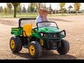 Peg Perego John Deere Gator - Unboxing and Riding!