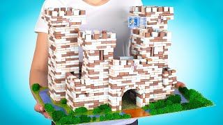 Строим настоящий королевский замок с башнями