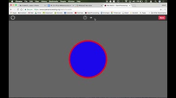 How to change the stroke color of objects in the P5.js programing language