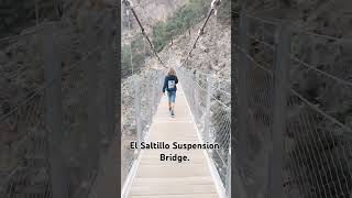 50 M High El Satillo Suspension Bridge Spain