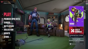 Valorant Episode 6 Act 3 Homescreen