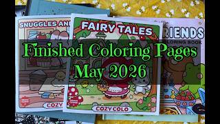 May 2026 Finished Coloring Pages
