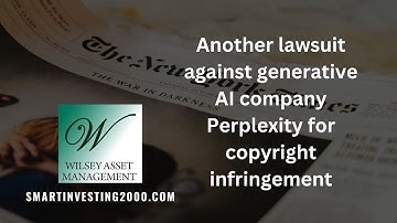 Another lawsuit against generative AI company Perplexity for copyright infringement