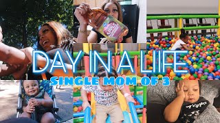 Day In A Life Of A SINGLE MOM OF 3 🤱🏽|Young Mom Edition|