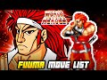 FUUMA KOTARO MOVE LIST - World Heroes 1 (WH1)