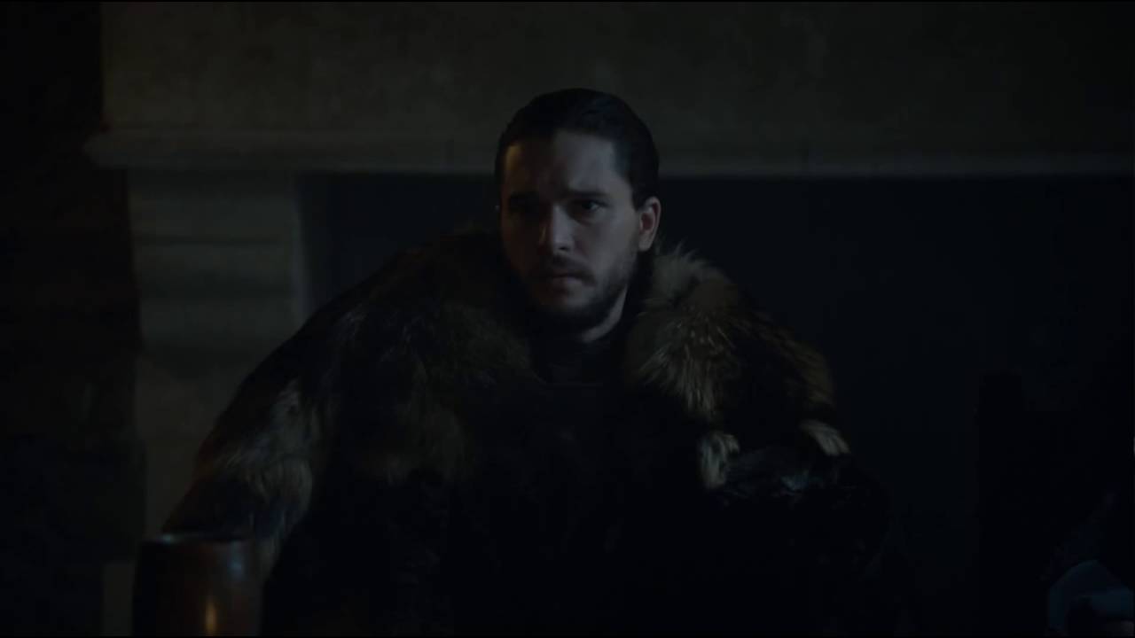 Game Of Thrones Jon Snow The King Of The North Scene Season 6