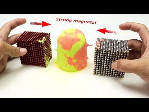 Magnet vs Kinetic sand 150% Magnet satisfaction ASMR