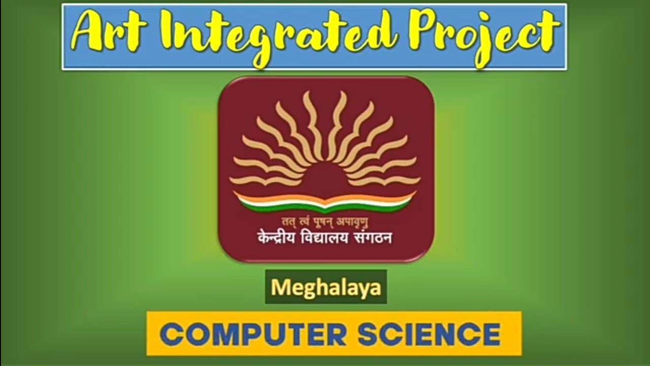 Art integrated Project class 12 computer science YouTube