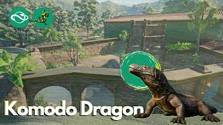 Temple Habitat for Komodo Dragons | Planet Zoo SpeedBuild