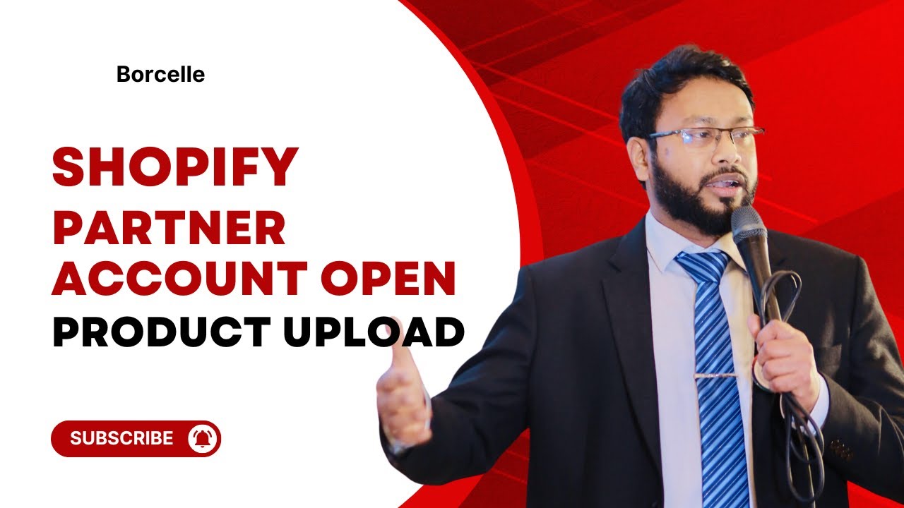 Shopify Partner Account Open, Store Open And Product Upload - YouTube