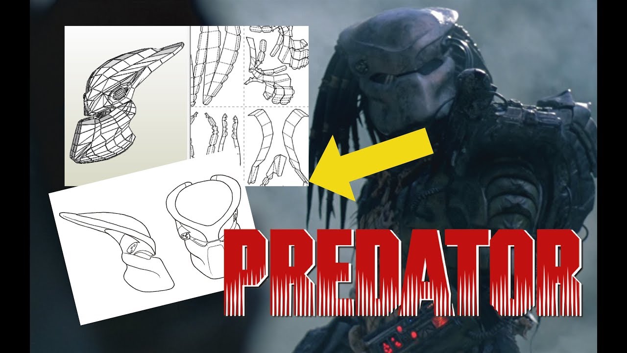 mascara del depredador