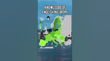 Knowledge of English in EU #shorts #english #language #europe #subscribe #fyp #viral #geography