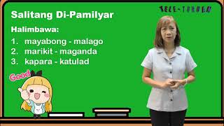 Grade 4   FIlipino   Pagbibigay ng kahulugan sa mga salitang pamilyar at di pamilyar  Recy De Guzman