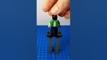 How to Make a Lego Eddie Brock Transforming Into Venom Minifigure! #shorts