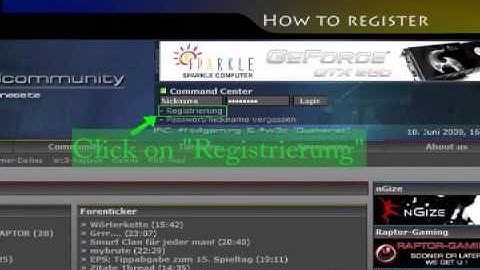 Tutorial - Registration