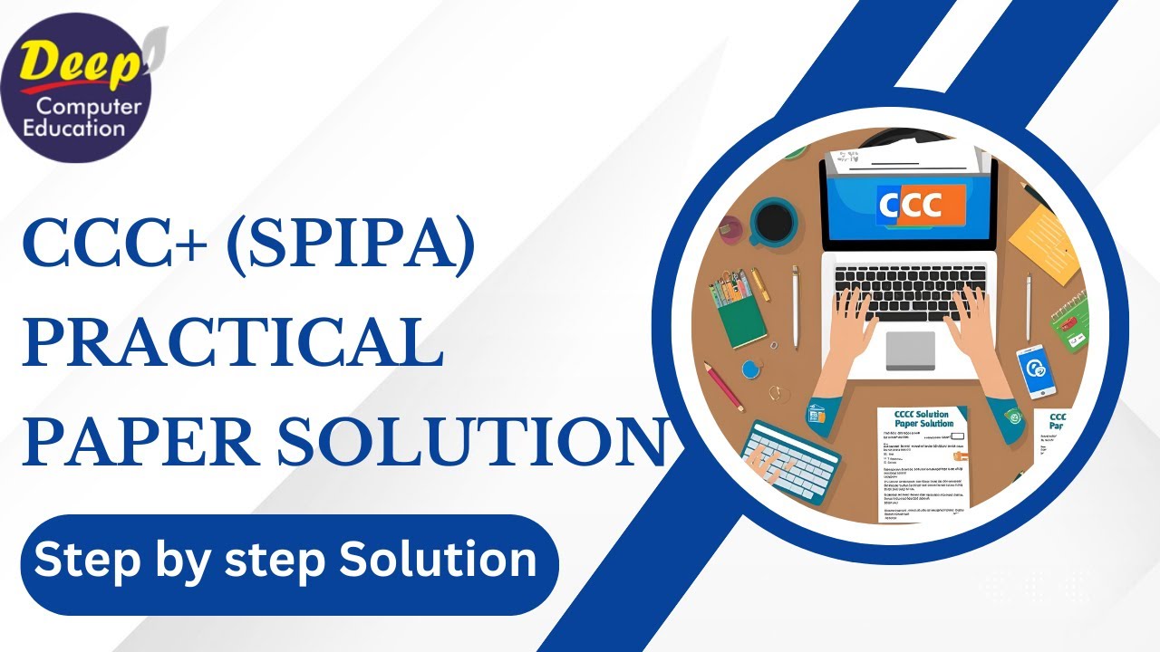 Latest CCC+ Practical Paper Solution-5 - YouTube