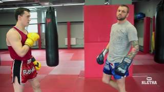 видео: Прямой удар ногой. Тайский бокс. Андрей Басынин. картинка: Прямой удар ногой. Тайский бокс. Андрей Басынин.