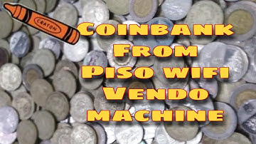 Coinbank from piso wifi vendo machine