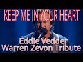 Eddie vedder plays warren zevon song at kennedy center for mark twain prize winner