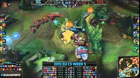Origen xPeke Lissandra VS LLL Morsu Irelia Game 2 Highlights   2015 EU CS Spring W5D2