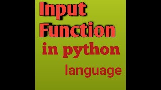 Input Function in python