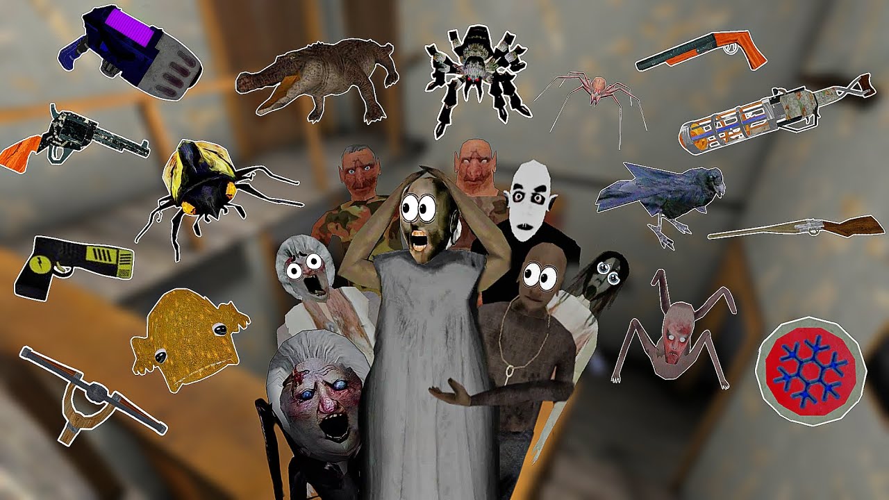 Вся семья бабушки и питомцы против всего неограниченного оружия