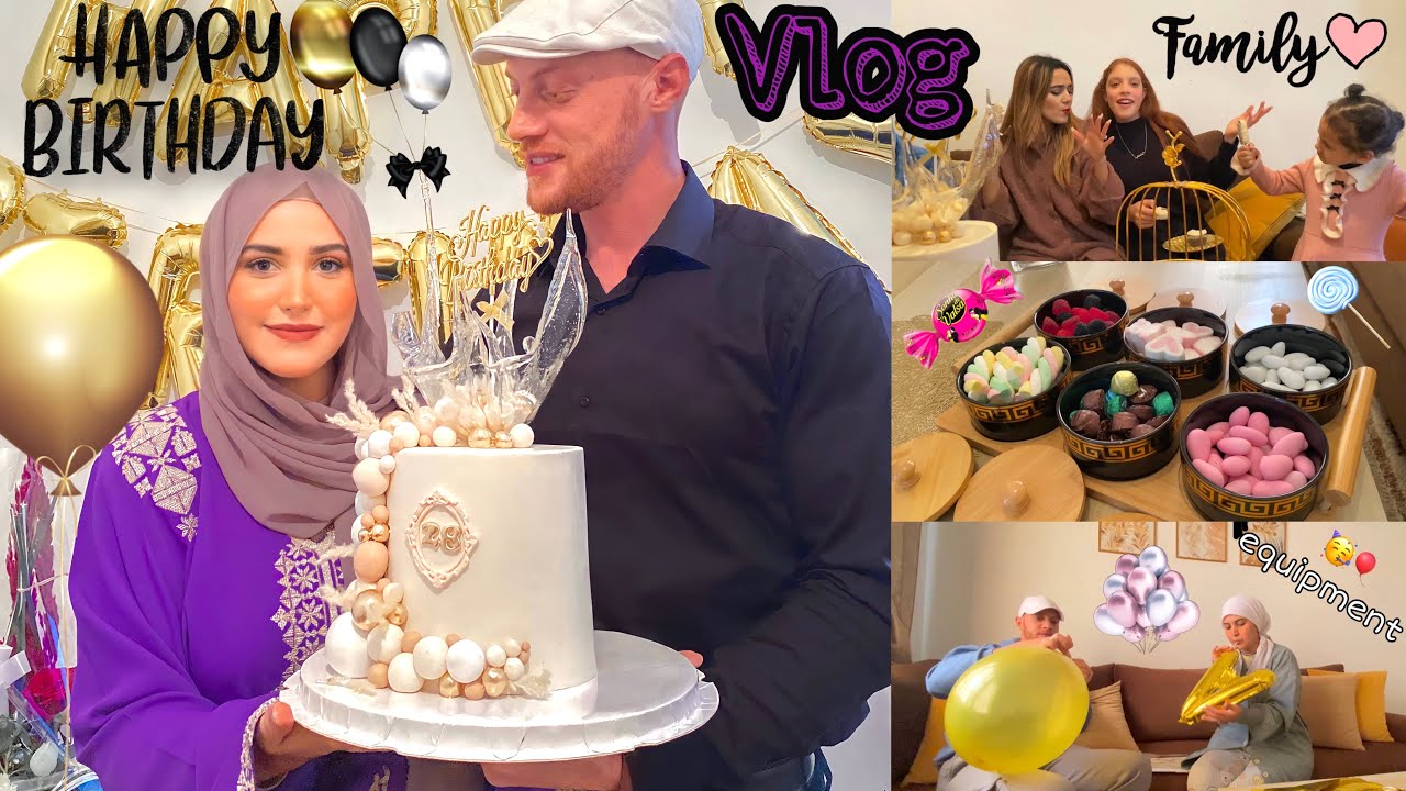 BIRTHDAY VLOG 🎂 |تجهيزات عيد ميلادي 💓🎉 جمعت العائلة 🎶😍 +vlog