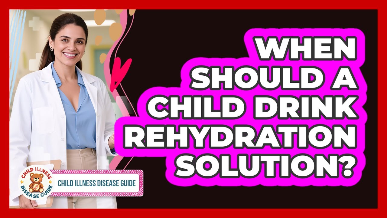 When Should A Child Drink Rehydration Solution?
