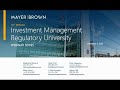 What Investment Advisers Need to Know: GDPR, ESG, US Privacy & Cybersecurity and LIBOR
