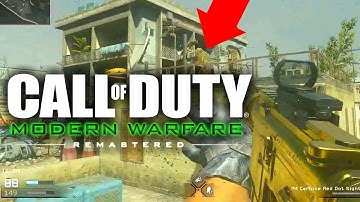 INTENTIONAL GLITCHES in Modern Warfare Remastered!? (COD4 Glitch/Spots Returning)