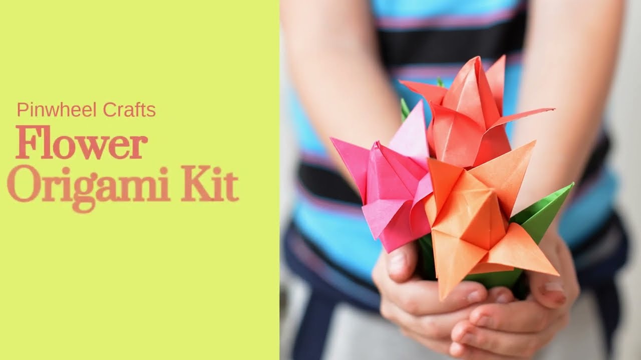 Origami DIY Kit, Learn How to Make Paper Flowers, With This Craft