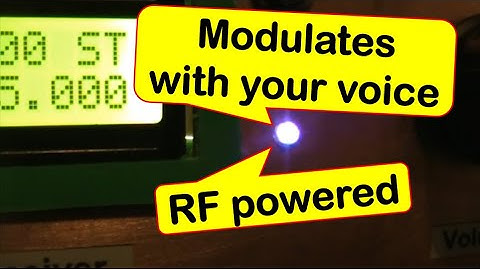 RF actuated LED Tx indicator for the uBitx and other QRP rigs