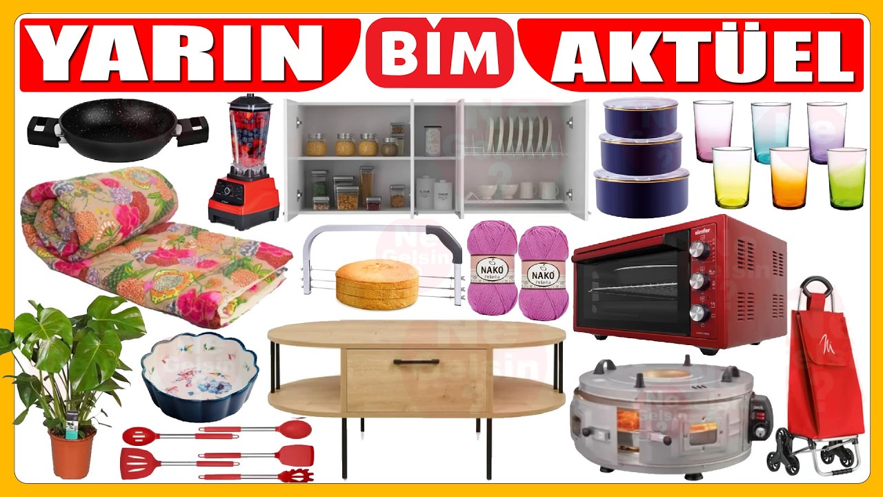 BİM 1 MART 2026 | ÇİÇEKLİ DÖŞEK | BİM YUVARLAK DAVUL FIRIN | BİM ÇEYİZLİK KAMPANTA | BİM AKTÜEL