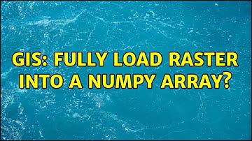 GIS: Fully load raster into a numpy array? (4 Solutions!!)