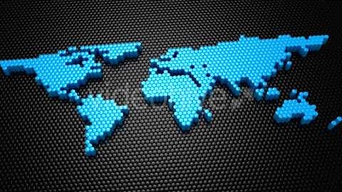 World Map Animation Motion Graphics