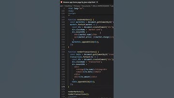 Binance App Home Page Using JavaScript  HTML CSS JS UI Clone Tutorial