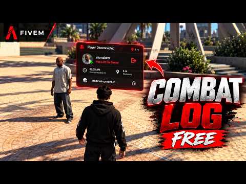 [FREE] COMBAT LOG | Player Disconnect Script | FiveM Scripts | FiveM Tutorial 2026 | MJ DEVELOPMENT
