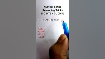 Number Series| Missing Number Series| Reasoning Classes| Reasoning for SSC CGL GD CHSL| #shorts