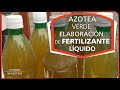 Azotea verde: Elaboración de fertilizante líquido