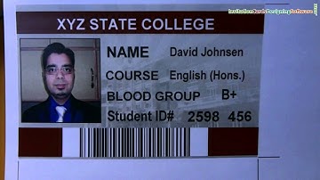 Create identification cards using DRPU ID card design software