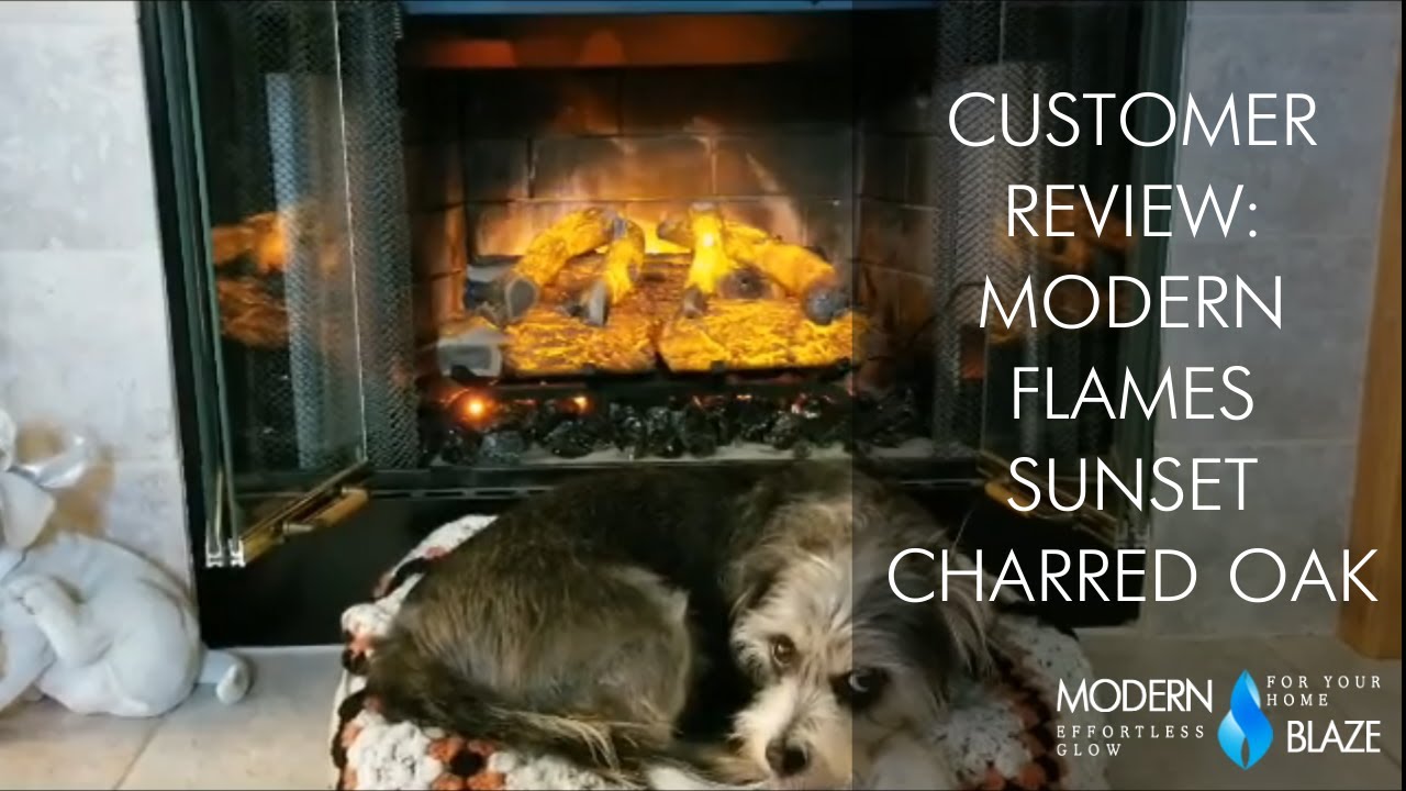 Modern Flames Sunset Charred Oak 