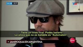 JAMIROQUAI ARGENTINA 2017 ENTREVISTA EN LA VIOLA