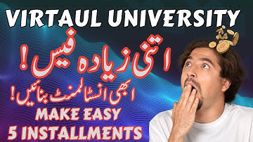 How to convert vu fee in installments | Virtual university fees installments 2023 | vu fees