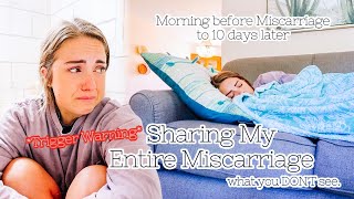 My Emotionally Raw Miscarriage |  Live Footage Before, During + After Heartbreaking Loss