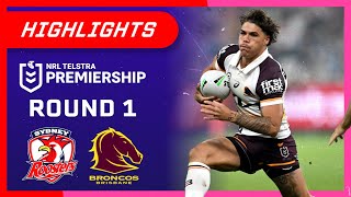 Thumbnail for NRL Highlights: Roosters v Broncos - Round 1 | NRL on Nine