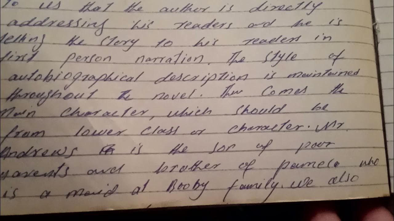 Joseph Andrews as a Picaresque Novel YouTube