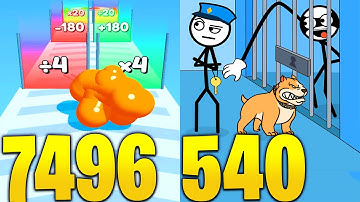 Tall man run VS Thief Puzzle - All Levels SpeedRun Gameplay