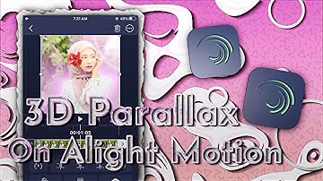 3D PARALLAX [ AE INSPIRED ] ALIGHT MOTION TUTORIAL