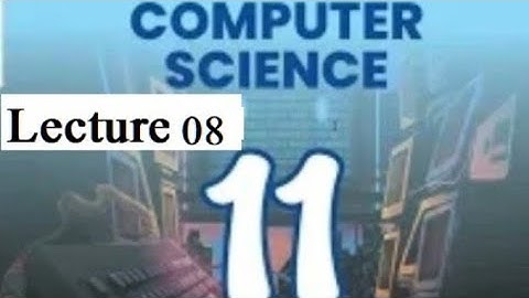 Lecture 08 | Unit 1: Solved Exercise Introduction to Software Development | | Class 11 CS PCTB Book